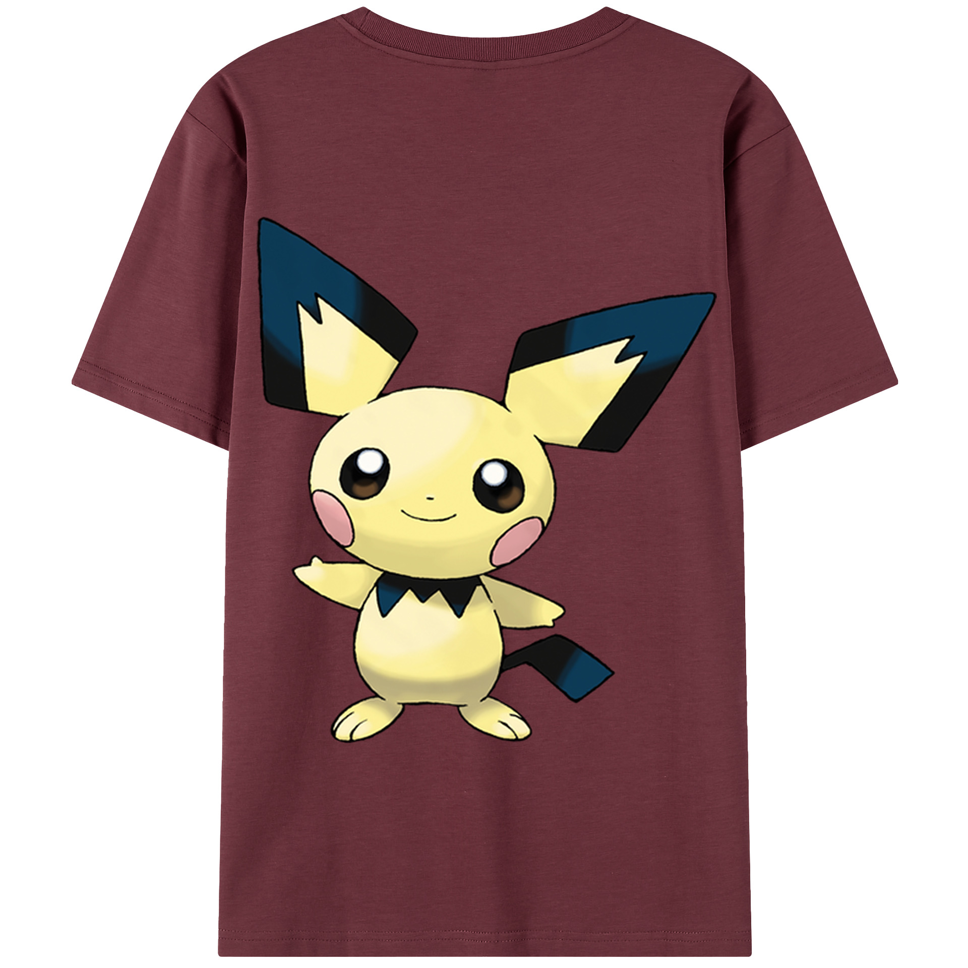（画像用） ポケットモンスター Pokémon 綿100％半袖Tシャツ（背面プリント）
